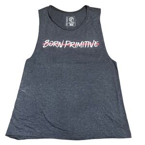 Born Primitive Womens XL Gray‎ Sleeveless Tank Top Shirt